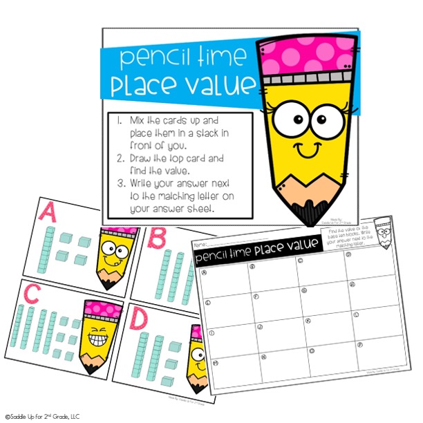 Back to School Place Value Task Cards