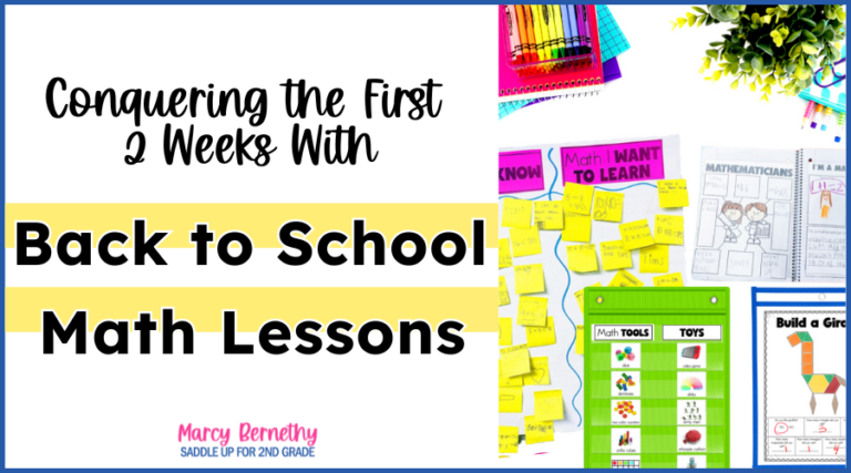 back to school math lesson plans