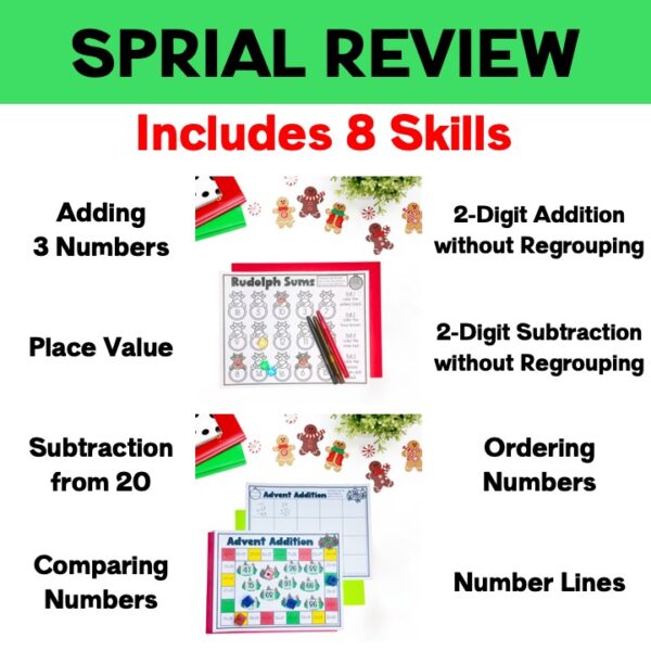Math Holidays Around the World - Christmas Math Centers for 2nd Grade ...