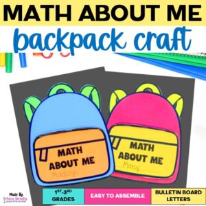 Math_About_Me_Back_To_School_Craft_Bulletin_Board