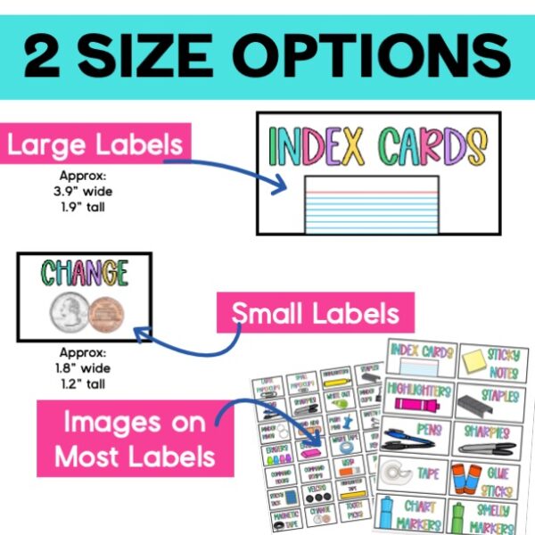 Bold & Bright Teacher Toolbox Labels | Classroom Decor & Organization ...