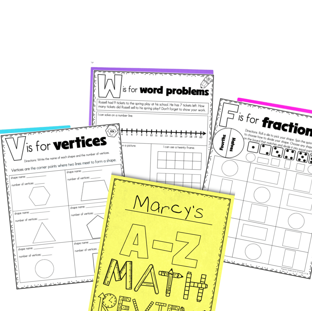 1st grade end of the year memory book