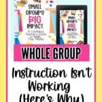 why traditional whole group math instruction isn't working