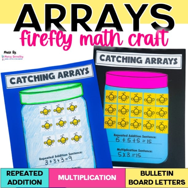 Multiplication Arrays Craft Activity for 2nd and 3rd Grade - Saddle Up ...