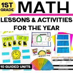 1st Grade Math Curriculum Lessons Activities Games