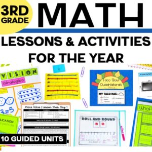 3rd Grade Math Curriculum Lessons Activities Games