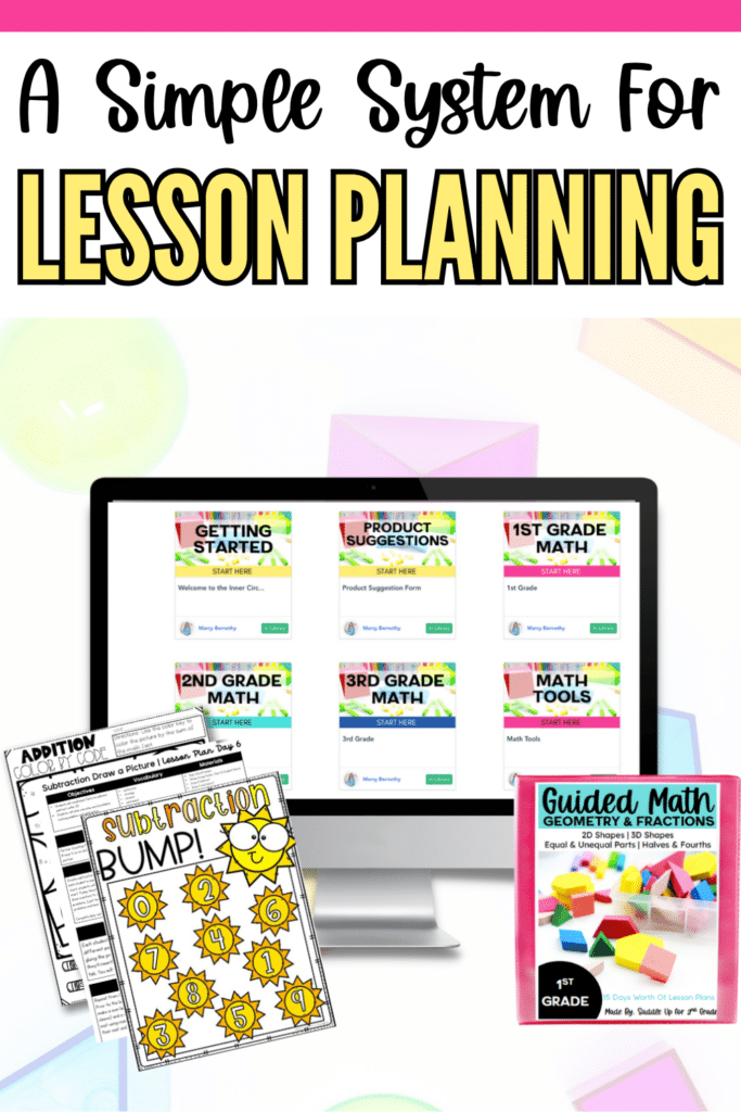 Inner Circle Math Lesson Planning