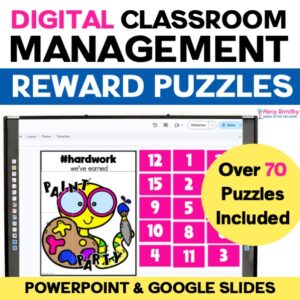 Digital Classroom Management Reward Puzzles for Google Slides