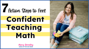 elementary math teacher confidence