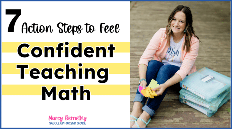 elementary math teacher confidence