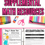 how to supplement elementary math curriculum